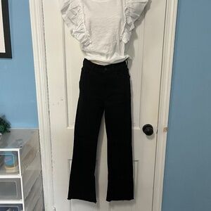 DL1961 Bootcut High Rise Crop Jeans